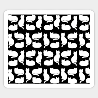 Pattern Cats Sticker